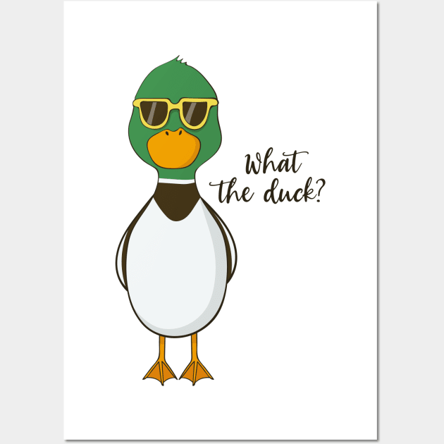 What The Duck?! Wall Art by Dreamy Panda Designs